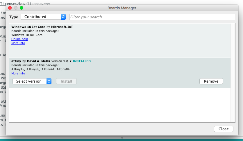 Install ATtiny boards 3